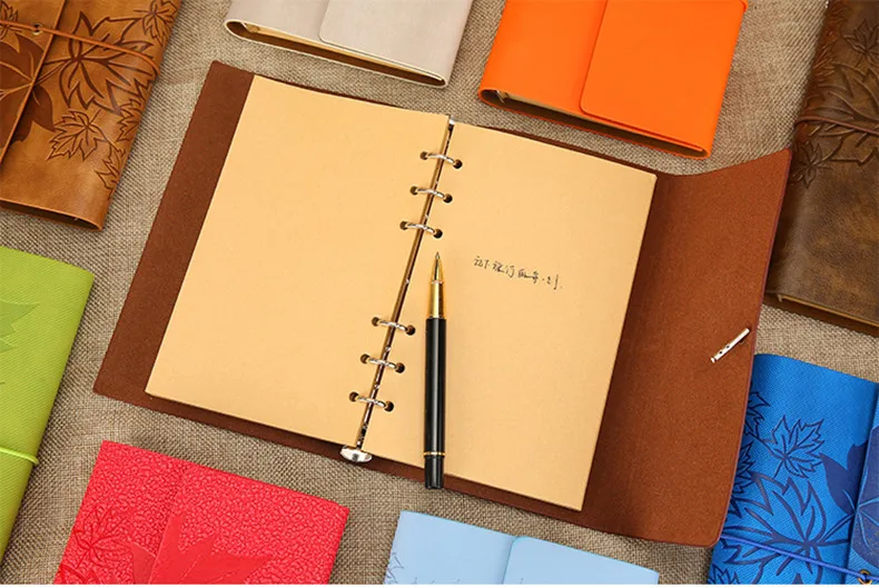 Vintage Traveler's PU Leather Notebook