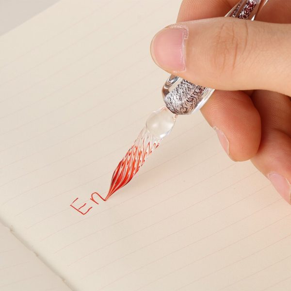 Vintage Glass Calligraphy Pen - Image 7