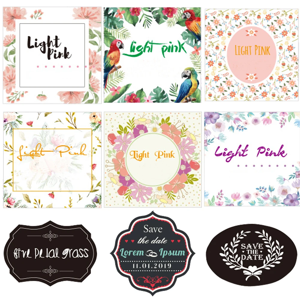 Personalized Logo Stickers Set