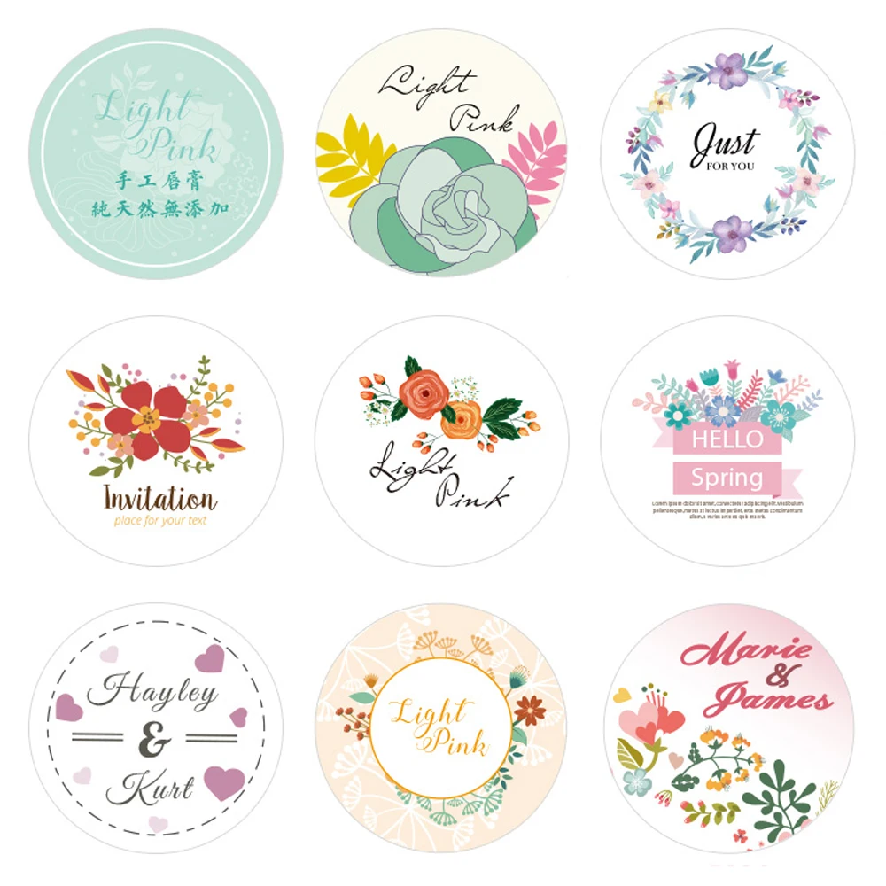 Personalized Logo Stickers Set