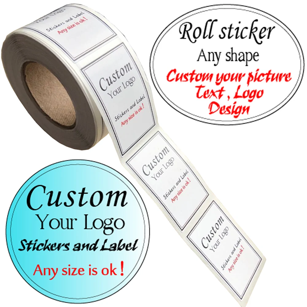 Personalized Logo Stickers Set