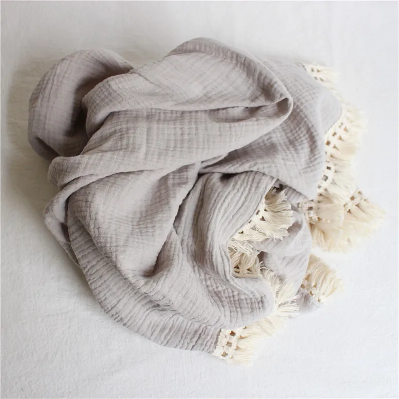 Baby Solid Muslin Cotton Blanket