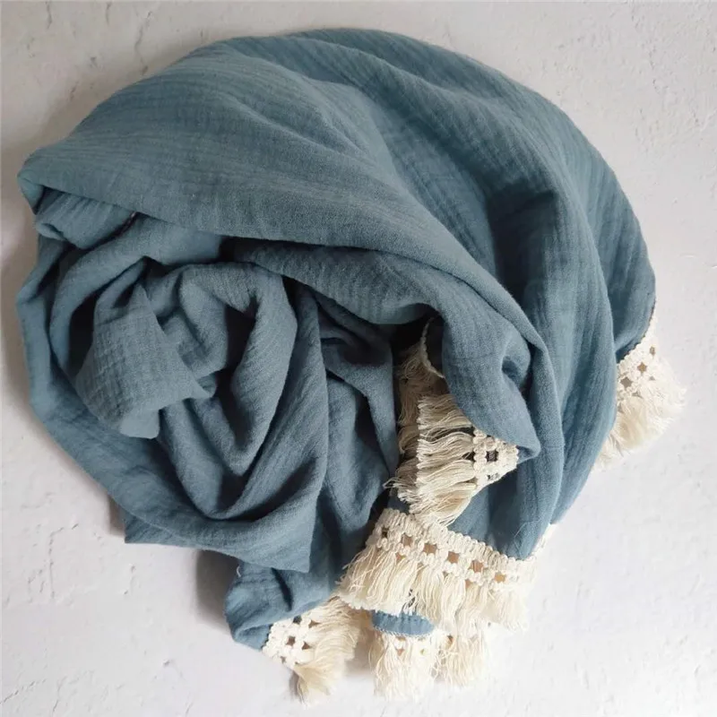 Baby Solid Muslin Cotton Blanket