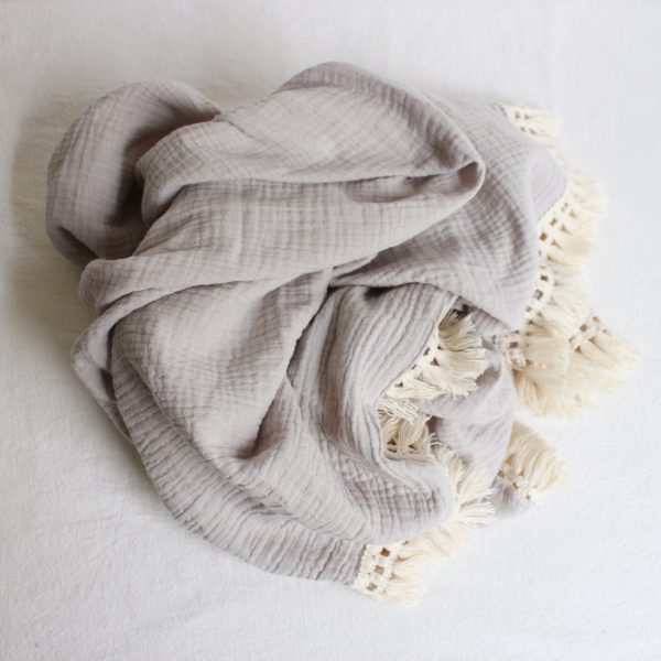 Baby Solid Muslin Cotton Blanket - Image 7