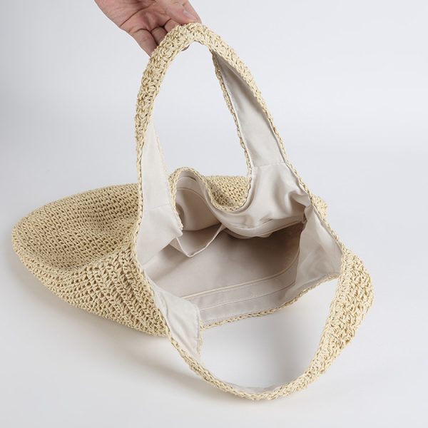 Women's Straw Shoulder Bag - Image 8