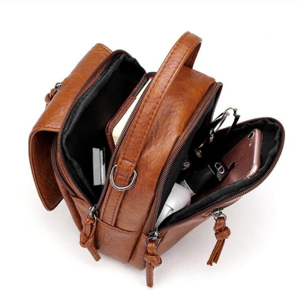 Women's Preppy Style Shoulder Bag - Image 6
