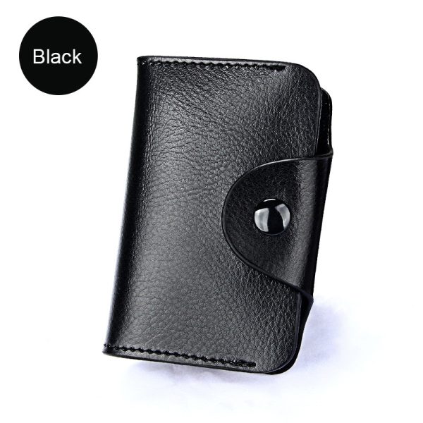 Business Colorful Genuine Leather Women's Card Holder - Image 6