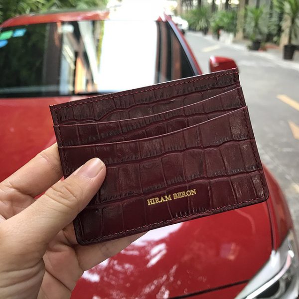 Elegant Patent Genuine Leather Women's Cardholder - Image 4