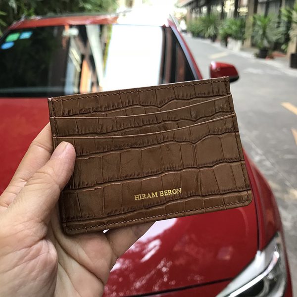 Elegant Patent Genuine Leather Women's Cardholder