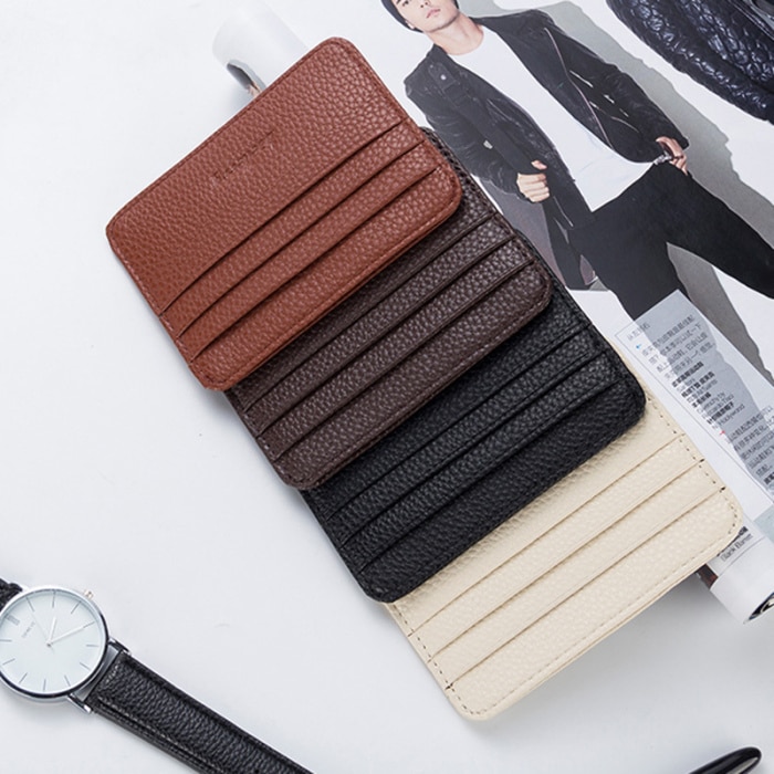 PU Leather Credit Card Holder