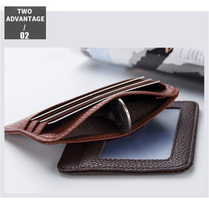 PU Leather Credit Card Holder