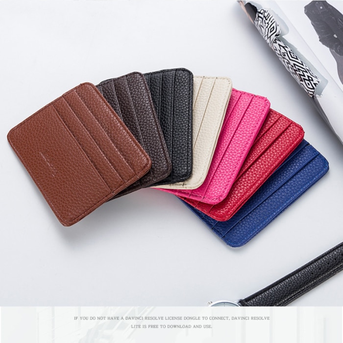 PU Leather Credit Card Holder
