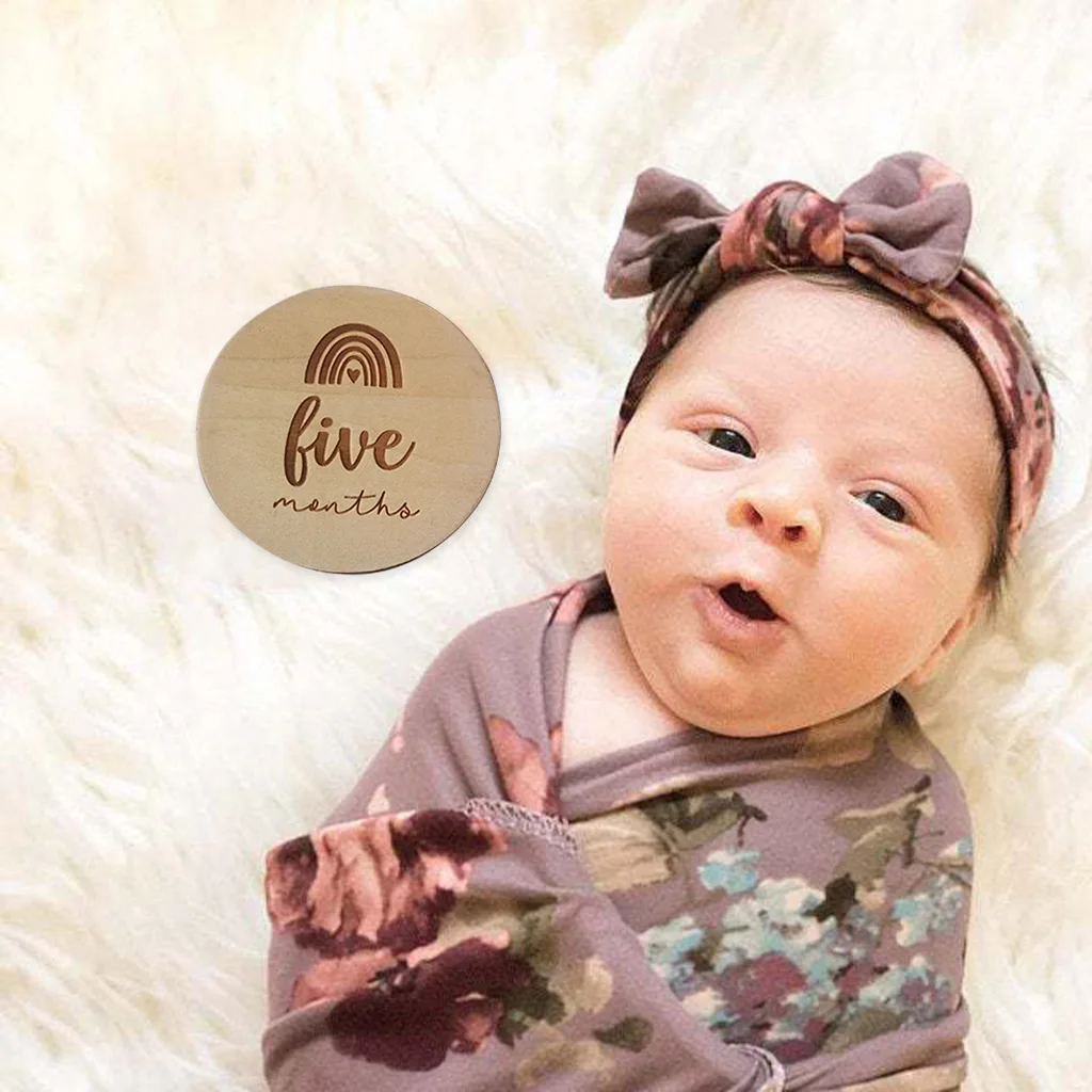 Baby Wooden Milestone Cards