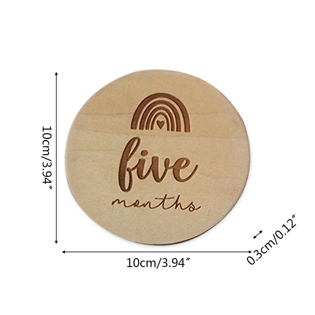 Baby Wooden Milestone Cards