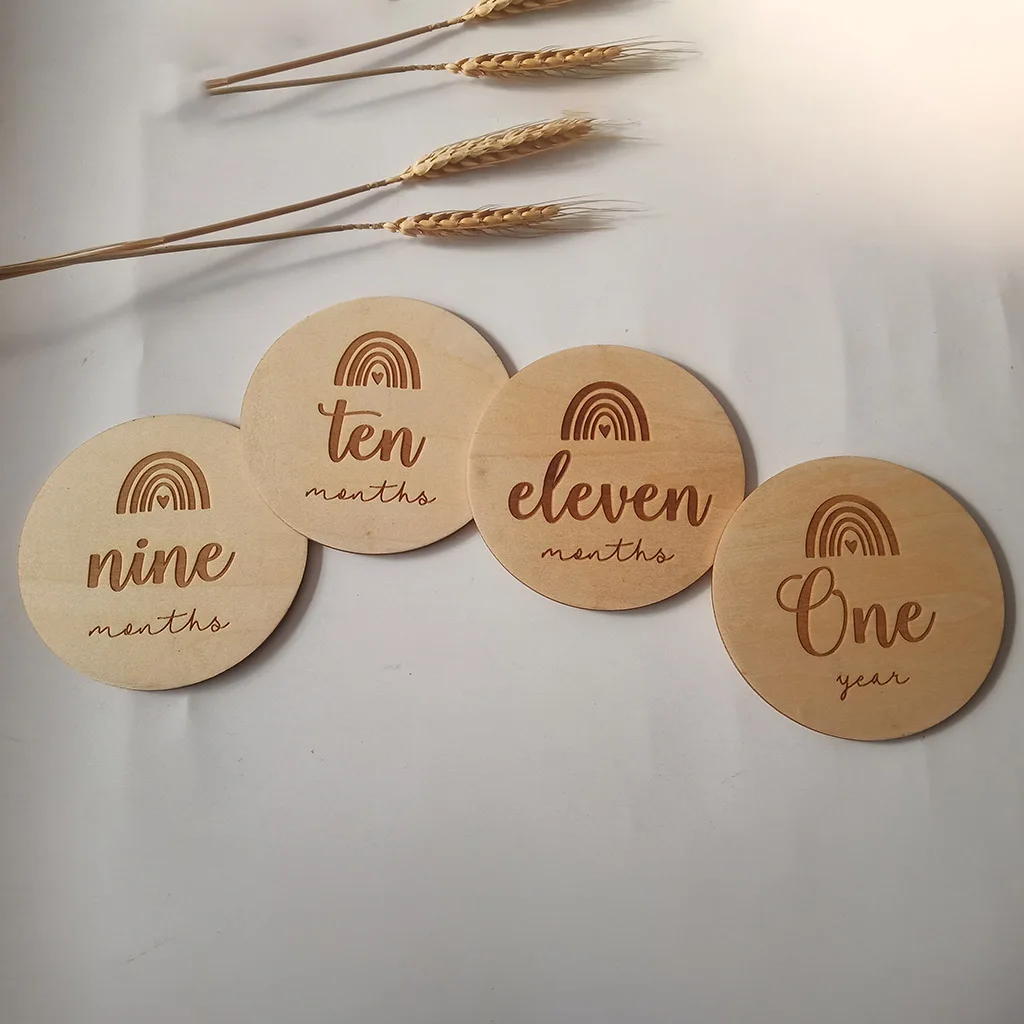 Baby Wooden Milestone Cards