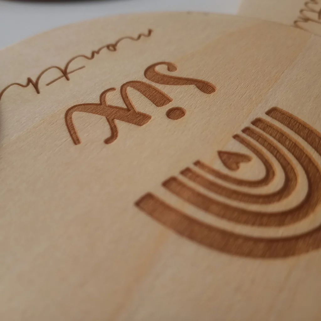 Baby Wooden Milestone Cards