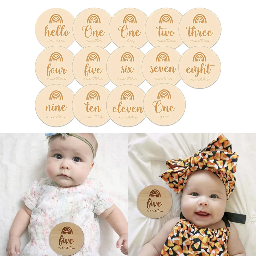 Baby Wooden Milestone Cards