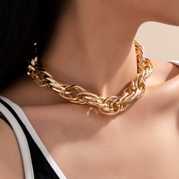 Women's Chain Stylized Necklace - Image 3