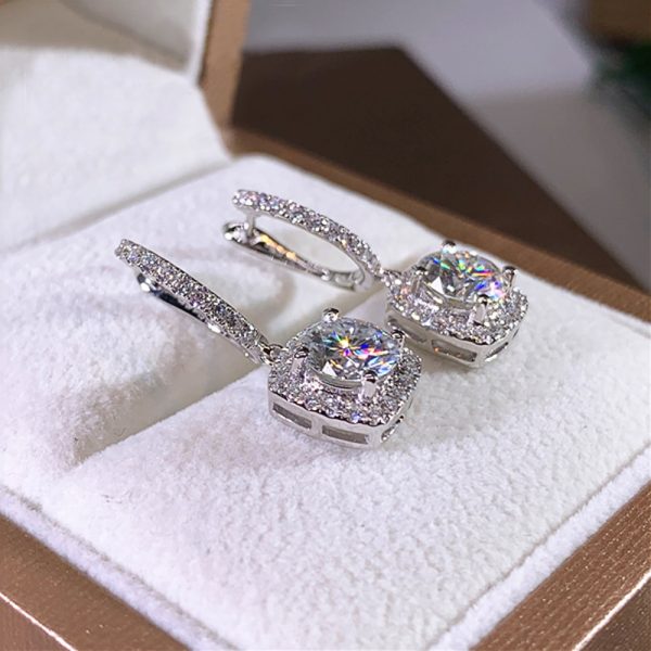 Women's Crystal Drop Earrings - Image 6