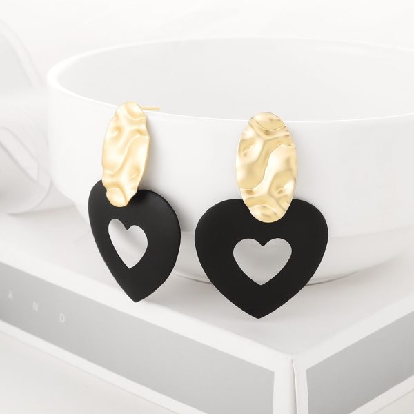 Women's Geometric Pattern Drop Earrings - Image 5