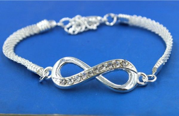 Women's Crystal Infinity Bracelet - Image 4