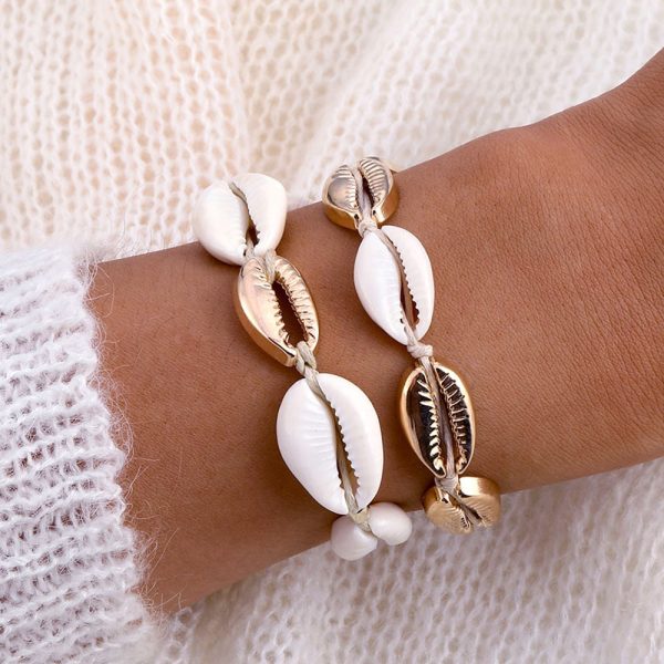 Vintage Styled Shell Bracelet - Image 5