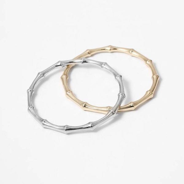 Women's Oversized Chain Bracelet 2 Pcs Set - Image 8