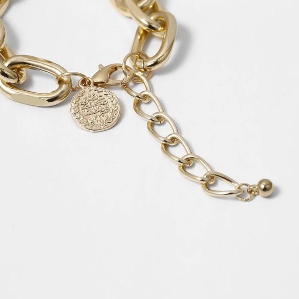 Women's Oversized Chain Bracelet 2 Pcs Set - Image 7