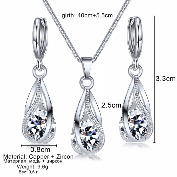 Women's Zircon Jewelry Sets - Image 7