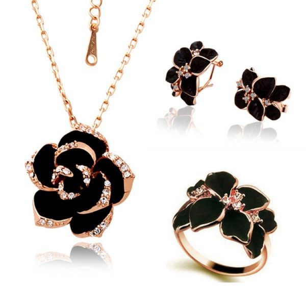 Floral Shaped Jewelry Sets for Wedding - Image 3