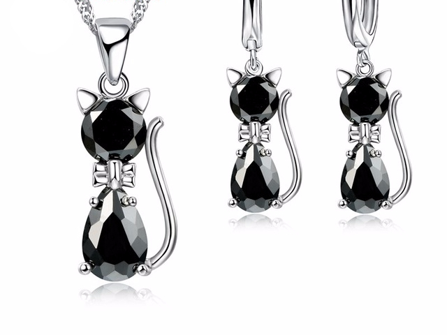 Genuine 925 Sterling Silver Woman's Jewellery Set