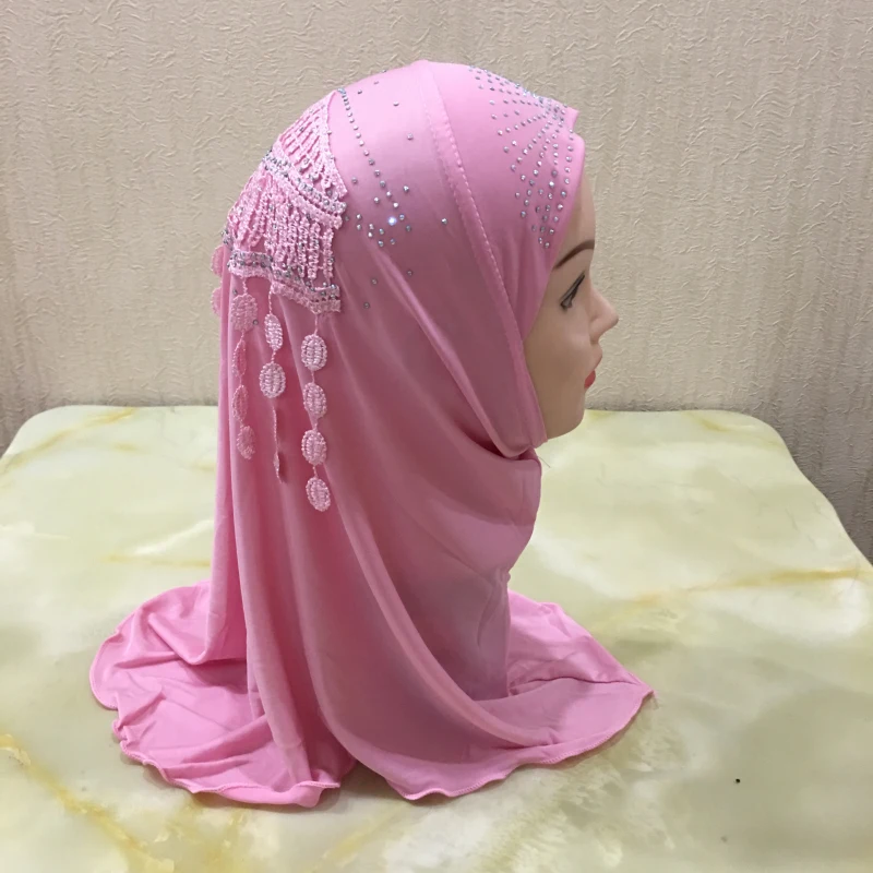 Girl's Crystal Lace Hijab