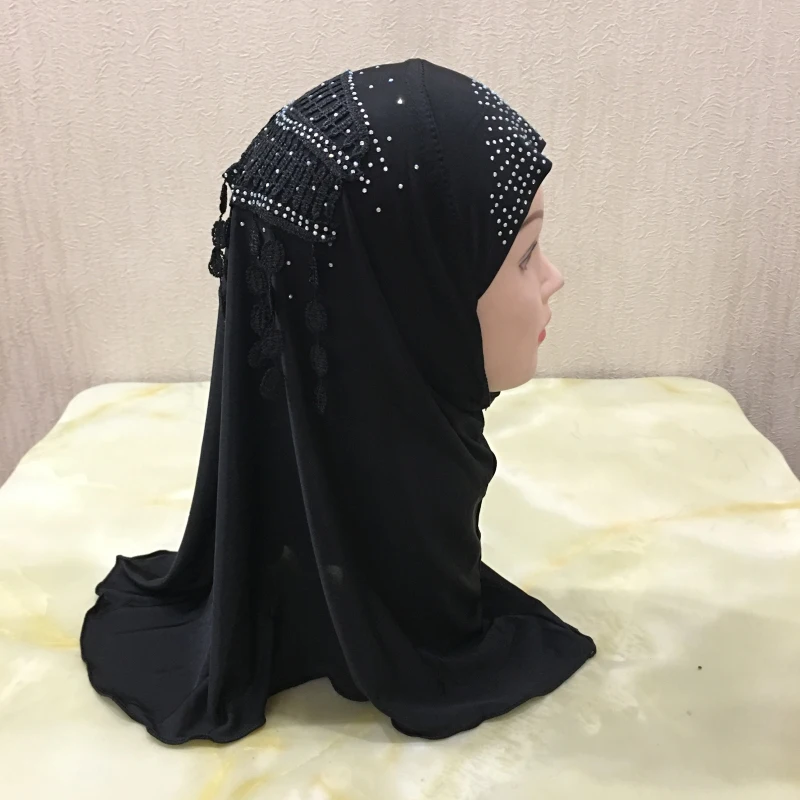 Girl's Crystal Lace Hijab