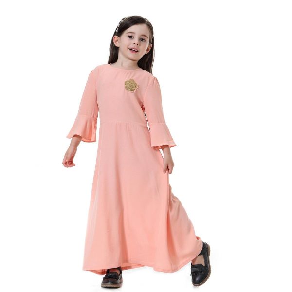 Girl's Cute Long Abaya - Image 5