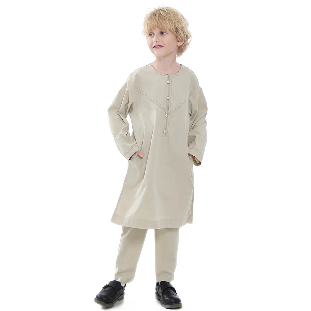 Boy's Casual Muslim Thobe