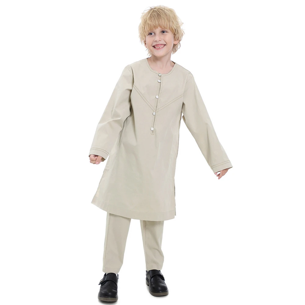 Boy's Casual Muslim Thobe