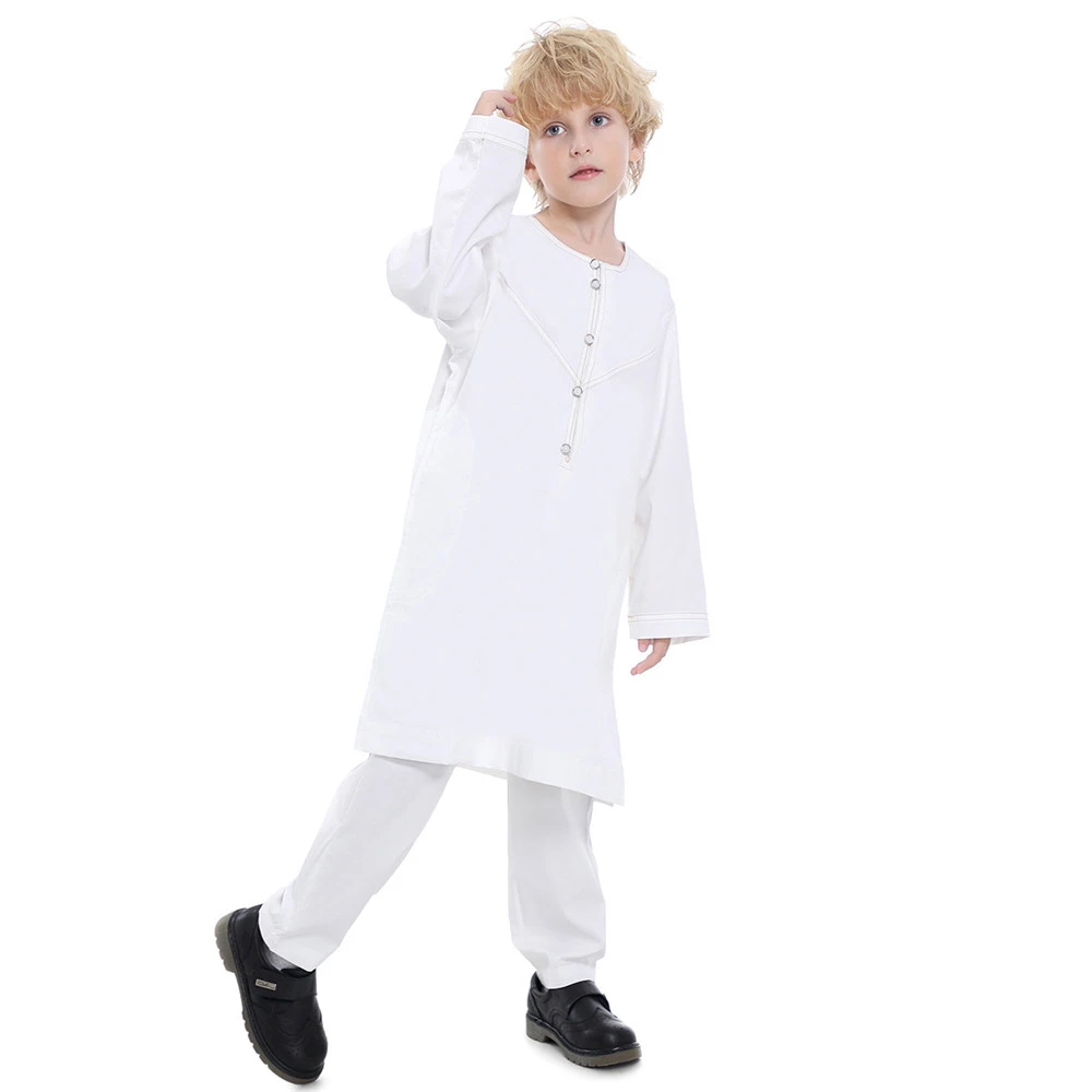 Boy's Casual Muslim Thobe