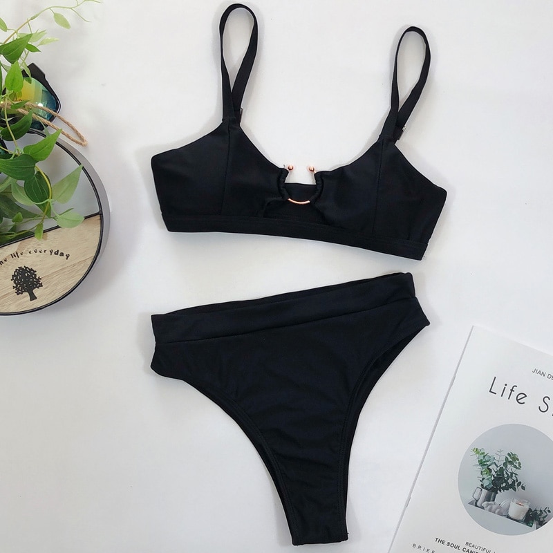 Women's Swimsuit with High Waist