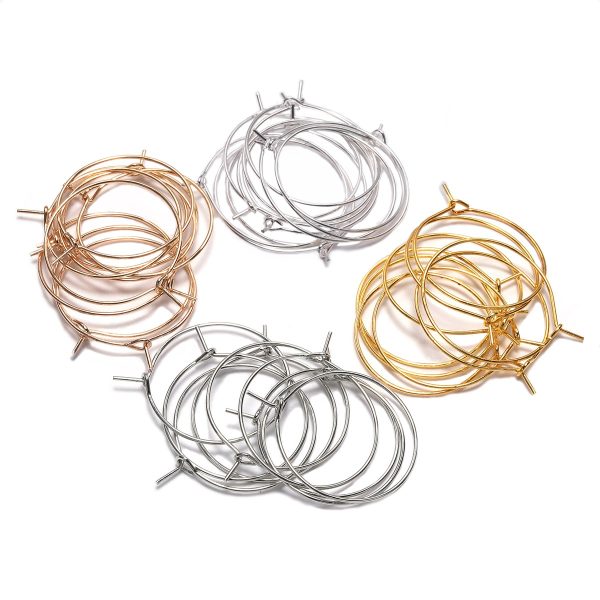 Metal Hoop Components for Earrings