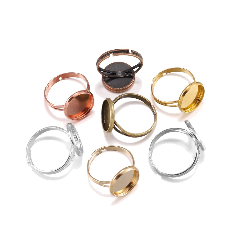 Set of Ten Blank Ring Bases