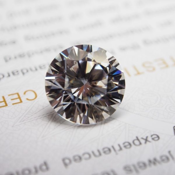 Round Cut Moissanite Stone - Image 4