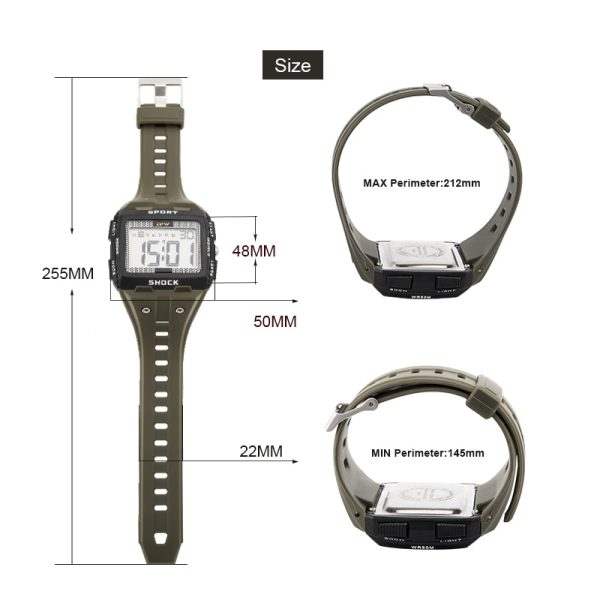 Men's 5ATM Waterproof Sports Watches - Image 7