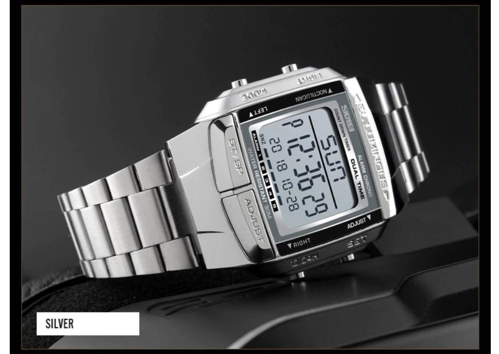 Men's Stainless Steel Sports Watch