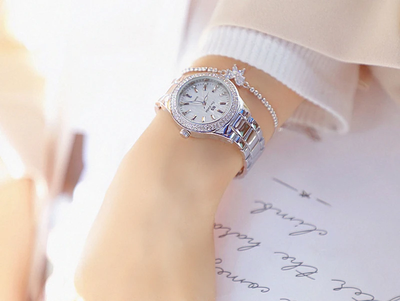 Women's Crystal Patterned Watch