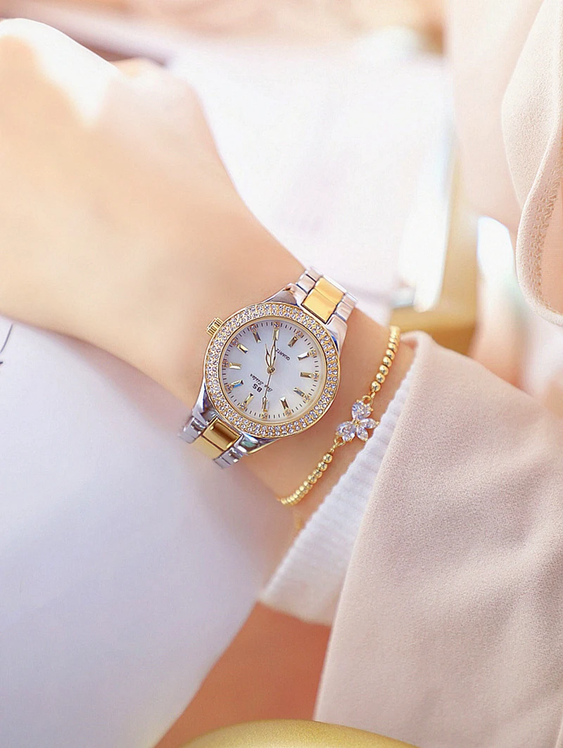 Women's Crystal Patterned Watch