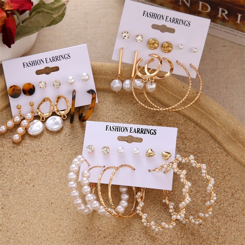 Women's Stylish Earrings Set