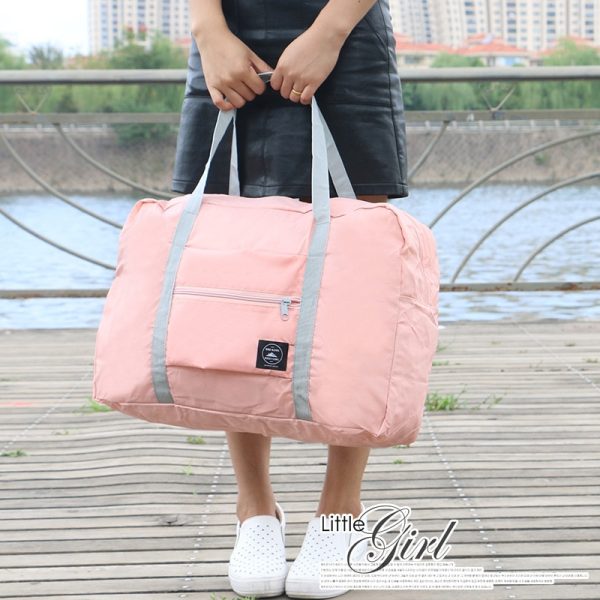 Unisex Nylon Foldable Travel Bag - Image 5