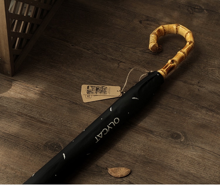 Bamboo Long Handle Umbrella