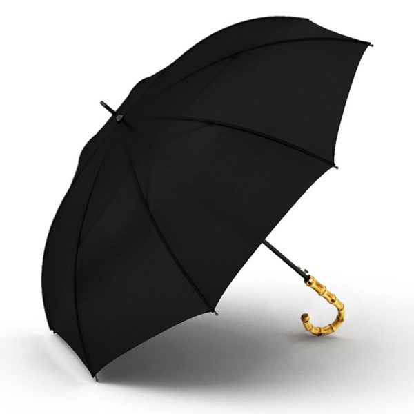 Bamboo Long Handle Umbrella - Image 7