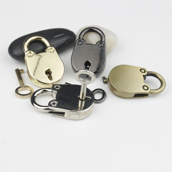 Mini Metal Padlock with Key - Image 4